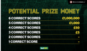 6 correct score